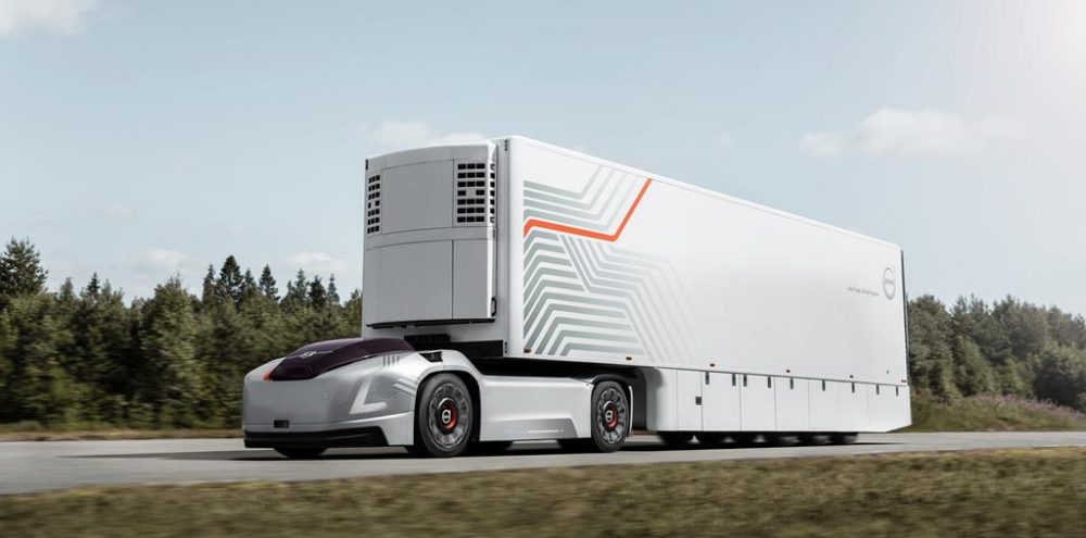 Volvo Trucks divulga na Europa veículos futuristas e autônomos para transporte comercial