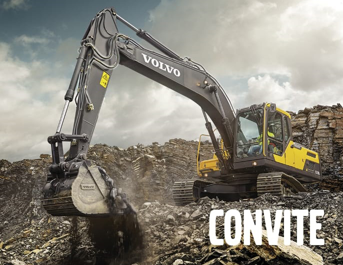 Lançamento Escavadeiras Volvo Construction Equipment.