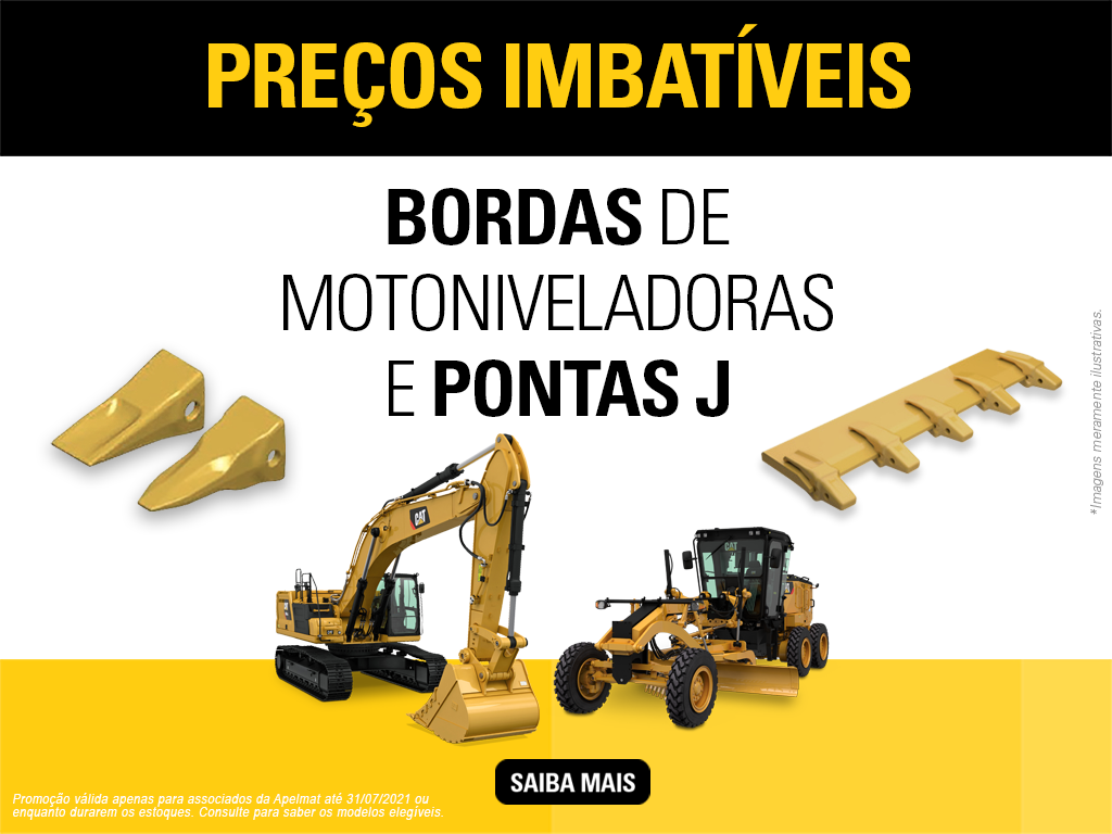 Sotreq faz promoção de bordas de motoniveladoras e pontas J