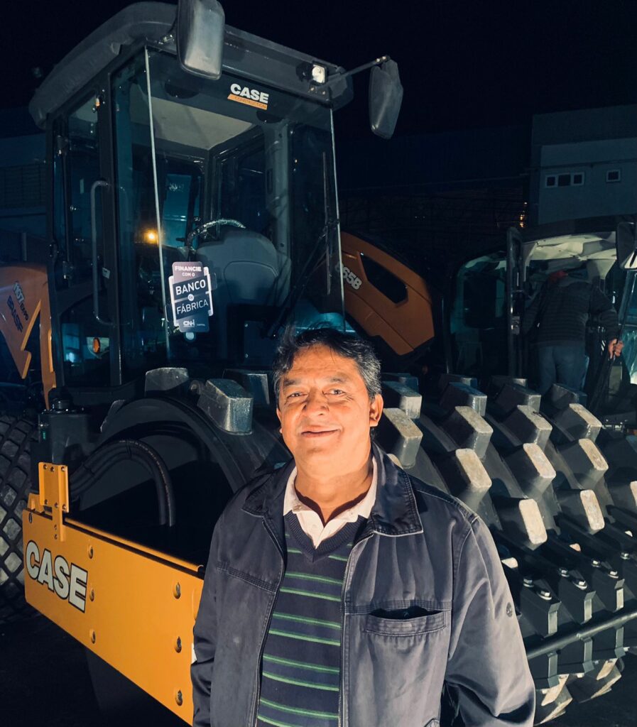 Presidente da Apelmat, Hilário Sena, em evento do mercado de equipamentos