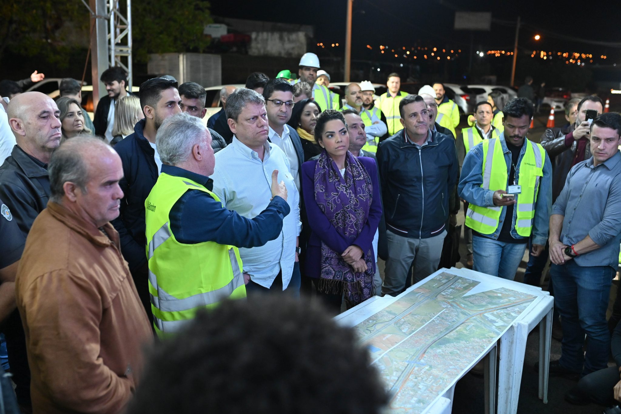 visita_tarcisio Obras SP 300 (Foto de Divulgação)