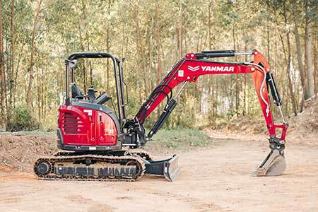 Miniescavadeiras Yanmar ViO35-r-RR