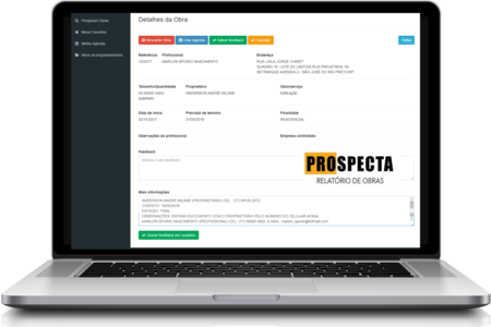 Prospecta Obras - Tinder da Construção