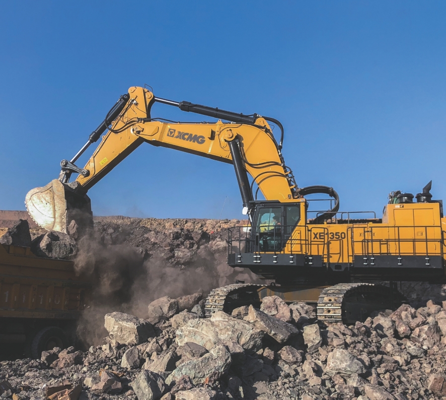 XCMG lança três equipamentos para construção pesada e mineração 
