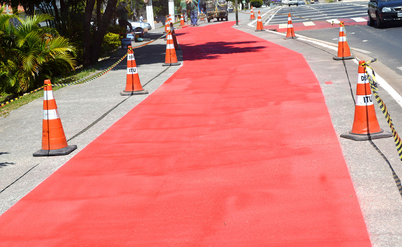 Itu investe na revitalização das ciclovias da cidade
