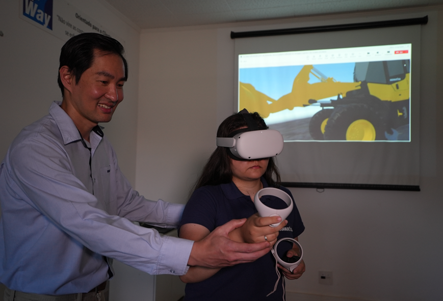 Komatsu usa realidade virtual para treinamentos de segurança 