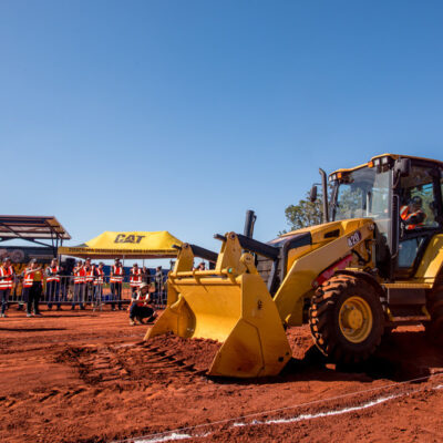 Desafio mundial de operadores Caterpillar - Foto de Divulgação
