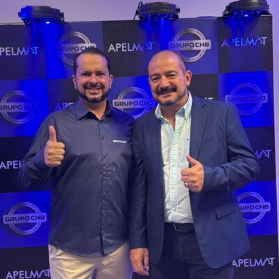 André Felipe, CEO do Grupo CHB, e Wandy, presidente da Apelmat