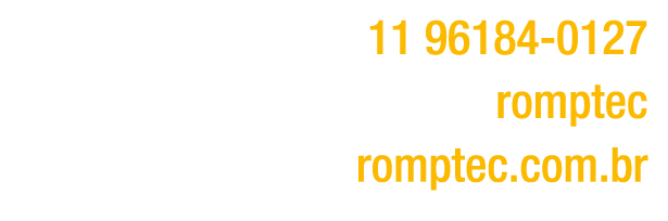 ￼ 11 96184 0127 ￼ romptec ￼ romptec.com.br