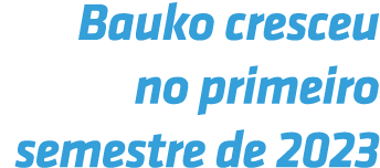 Bauko cresceu no primeiro semestre de 2023