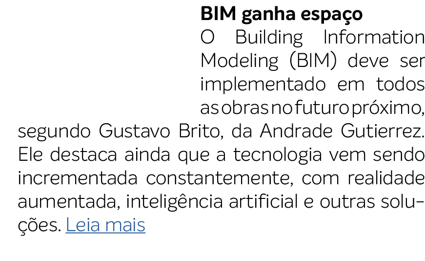 BIM ganha espa o O Building Information Modeling (BIM) deve ser implementado em todos as obras no futuro pr ximo, seg...