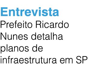Entrevista Prefeito Ricardo Nunes detalha planos de infraestrutura em SP