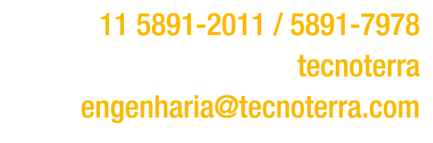 ￼ 11 5891 2011 / 5891 7978 ￼ tecnoterra ￼ engenharia@tecnoterra.com