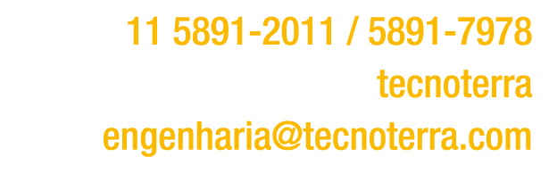 ￼ 11 5891 2011 / 5891 7978 ￼ tecnoterra ￼ engenharia@tecnoterra.com